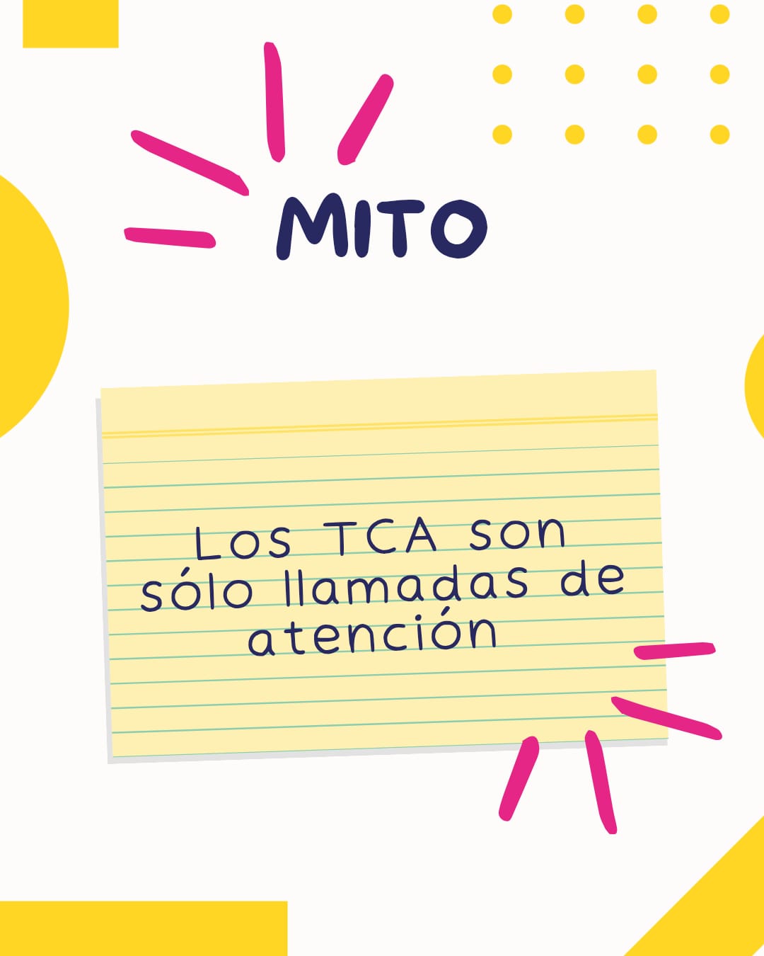 Lee más sobre el artículo Mitos sobre el TCA